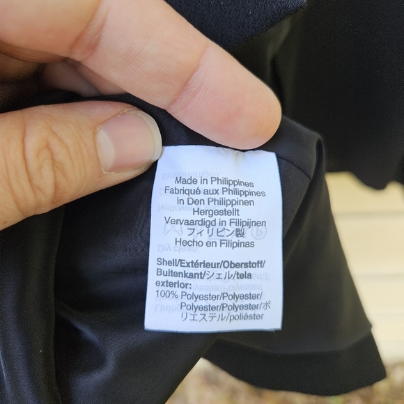 J. Crew 365 French Girl collarless double breasted black blazer size 10 - Picture 5 of 8